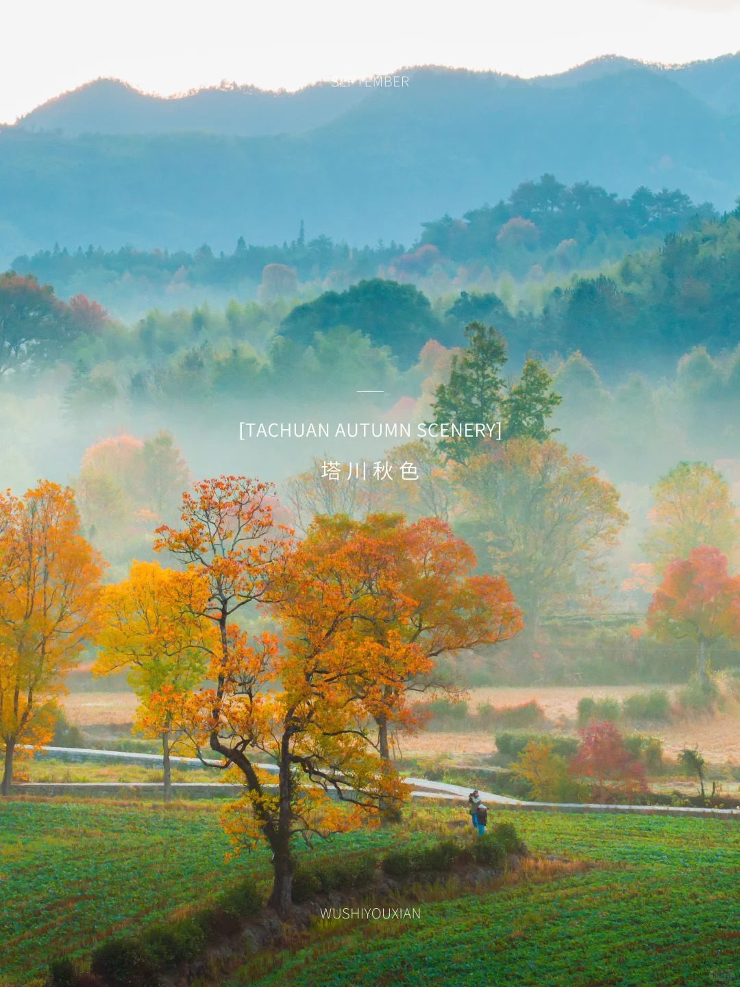 还想去第二次的赏秋圣地——塔川秋色❗️_1_无事有闲_安徽徽州-来自52tours 我爱旅游网